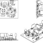 Проекции печатной платы амплитудного модулятора