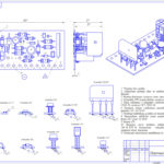 Сборочный чертеж электронного выпрямительного устройства