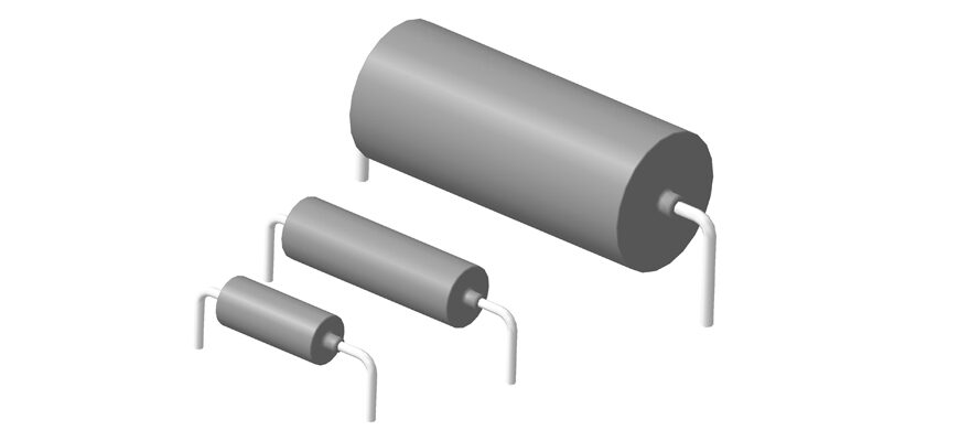 3D модели танталовых оксидно-полупроводниковых конденсаторов